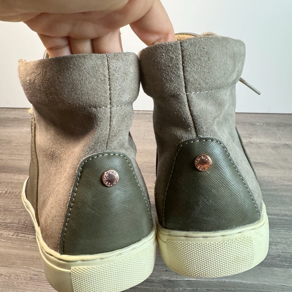 TCG Porter leather/suede men’s size 11/EU44 mid sneakers $320 - Picture 4 of 11